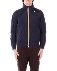 K-Way - Jassen Blauwe Diepte - Lyst