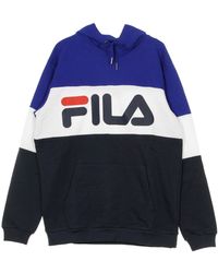 Fila - Hoodies & Sweatvesten ,Zwart ,Capuchon - Lyst