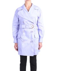 Elisabetta Franchi Cappotti trench lavanda - Morado