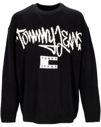 Tommy Hilfiger - Relaxed Graffiti Sweater - Lyst