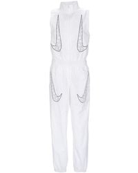 Nike - Chandal De Mujer Ropa Deportiva Air Max Day Mono Blanco/Negro/Lt Iron Ore - Lyst