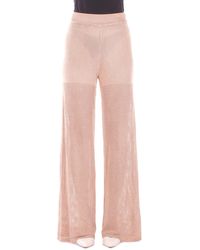 Blugirl Blumarine - Trousers Ra6046Ma87R X0768 Pant.Maglia Long Visc Shiny - Lyst