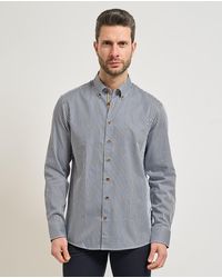 Bugatti - Blauwe Hemden - Lyst