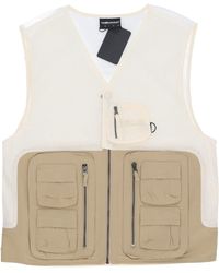 The Hundreds - Battalia Chaleco Sin Mangas Para Hombre Blanco Roto - Lyst