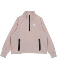 Nike - Leichtes Rollkragen-Sweatshirt Fur Damen Aus Sportswear-Tech-Fleece Mit 1/4-Reibverschluss - Lyst