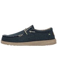 HEYDUDE - Schoenen Wally Gevlochten Blauwe Nacht - Lyst