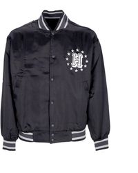 Huf - Galactic Stack Baseball Jacket Bomber Jacket - Lyst