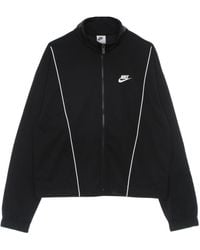Nike - Conjunto De Chandal W Essential Para Mujer Negro/Blanco/Blanco - Lyst