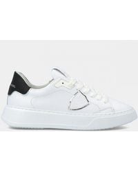 Philippe Model - Damesschoenen V010 -Temple Veau Blanc Noir - Lyst