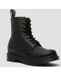 Dr. Martens - Unisex 1460 Pascal Mono Lace Up Boots Black - Lyst