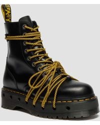 Dr. Martens - Abruzzo cuero botas con plataforma jadon xl de piel zapatos - Lyst