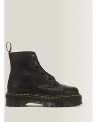 Dr. Martens - Vegane sinclair plattform stiefel schwarz - Lyst
