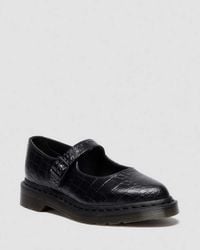 Dr. Martens - Elphie Mary Jane Emboss Leder Schuhe - Lyst