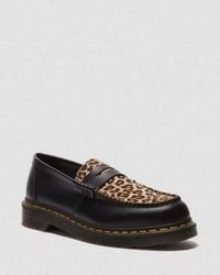 Dr. Martens - Penton Hair On & Smooth Leather Loafers - Lyst
