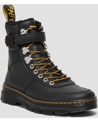 Dr. Martens - Combs Tech Faux Fur-lined Casual Boots - Lyst