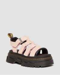 Dr. Martens - Suède Mattison Sandalen Mit 3 Riemen - Lyst
