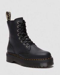 Dr. Martens - Jadon Reclaimed Leather Platform Boots - Lyst