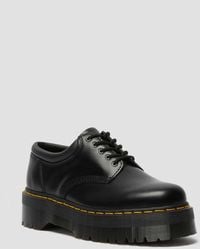 Dr. Martens - 8053 Quad Smooth Leather Platform Shoes - Lyst