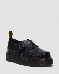 Dr. Martens - Ramsey Monk Strap Leather Platform Creepers Shoes - Lyst
