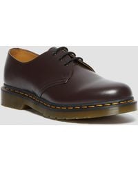 Dr. Martens - 1461 Yellow Stitch Leather Oxford Shoes - Lyst