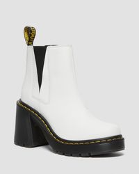 dr martens spence heeled ankle boots in black