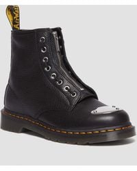 Dr. Martens - 1460 Toe Plate Lunar Leather Jungle Zip Boots - Lyst