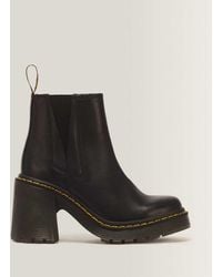Dr. Martens - , S 2976 W Boots, Black Smooth, 6 Us - Lyst