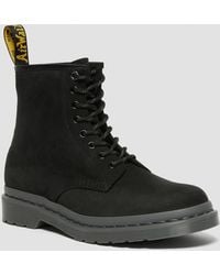 Dr. Martens - 1460 Mono Milled Nubuck Lace Up Boots - Lyst