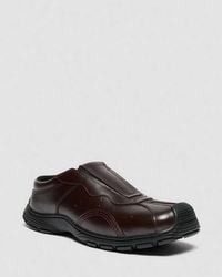 Dr. Martens - Aurix Satin Finish Leather Mules Shoes - Lyst