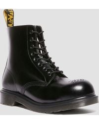 Dr. Martens - 1460 Analine Leren Laarzen Met Stalen Neuzen - Lyst
