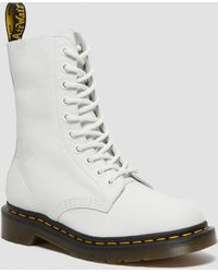 Dr. Martens 1490 Tan Harvest Leather Fashion Boot in Brown | Lyst