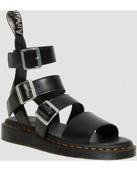 black gladiator sandals dr martens
