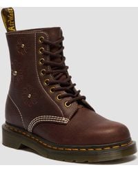 Dr. Martens - 1460 Pascal Flower Grizzly Leren Laarzen - Lyst