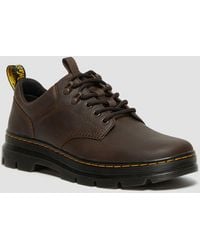 Dr. Martens - Reeder Crazy Horse Leather Utility Shoes - Lyst