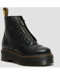 Dr. Martens - Sincalir Milled Nappa Leather Platform Boots - Lyst