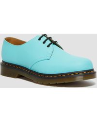laarzen Dames Schoenen voor voor Platte schoenen voor Veterschoenen en Martens Leer 2046 Vintage Smooth Leren Laarzen in het Zwart Dr 