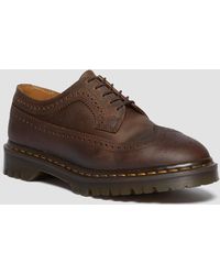 Dr. Martens - 3989 Brogues Crazy Horse Leather Shoes - Lyst