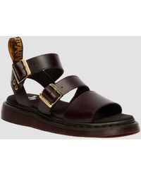 Dr. Martens - Cuero sandalias gryphon de piel atlas - Lyst