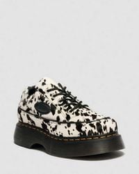 Dr. Martens - Buzz -Eye Dalmatian Hair On Leather Shoes - Lyst