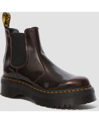 2976 arcadia platform chelsea boots cherry red