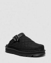 Dr. Martens - Zebzag Quilted Canvas Platform Mules - Lyst