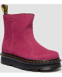 Dr. Martens - Zebzag RIGGER Slip On Nubuck Boots - Lyst