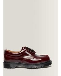 Dr. Martens - Laque Leather Lowell Laque Moc Toe Shoes - Lyst