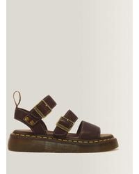Dr. Martens - Gryphon Quad Grizzly Leather Sandals - Lyst