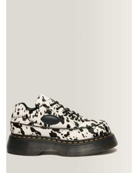 Dr. Martens - Buzz -Eye Dalmatian Hair On Leather Shoes - Lyst