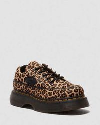 Dr. Martens - Leather Buzz 5-Eye Leopard Shoes - Lyst
