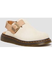 Dr. Martens - Jorge Ii Suede & Leather Slingback Mules - Lyst