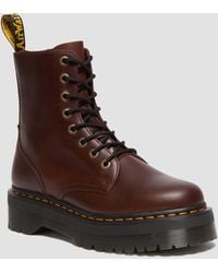 Dr. Martens - Jadon Boot Pull Up Leather Platforms - Lyst