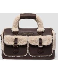 Dr. Martens - Hengseltas Van Leer & Imitatiebont - Lyst