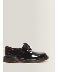 Dr. Martens - Youth Polley Ii Bow Patent Leather Mary Jane Shoes - Lyst